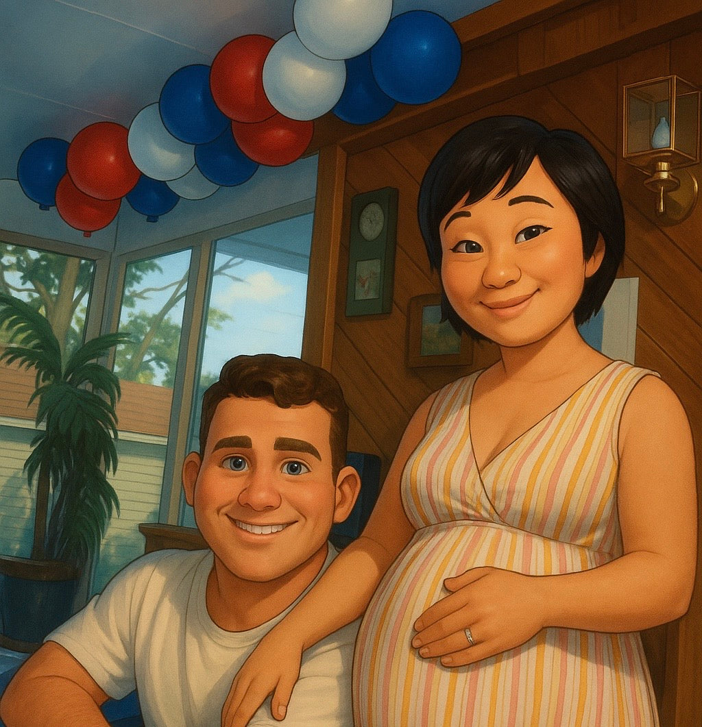 Custom Cartoon Portrait - Digital File