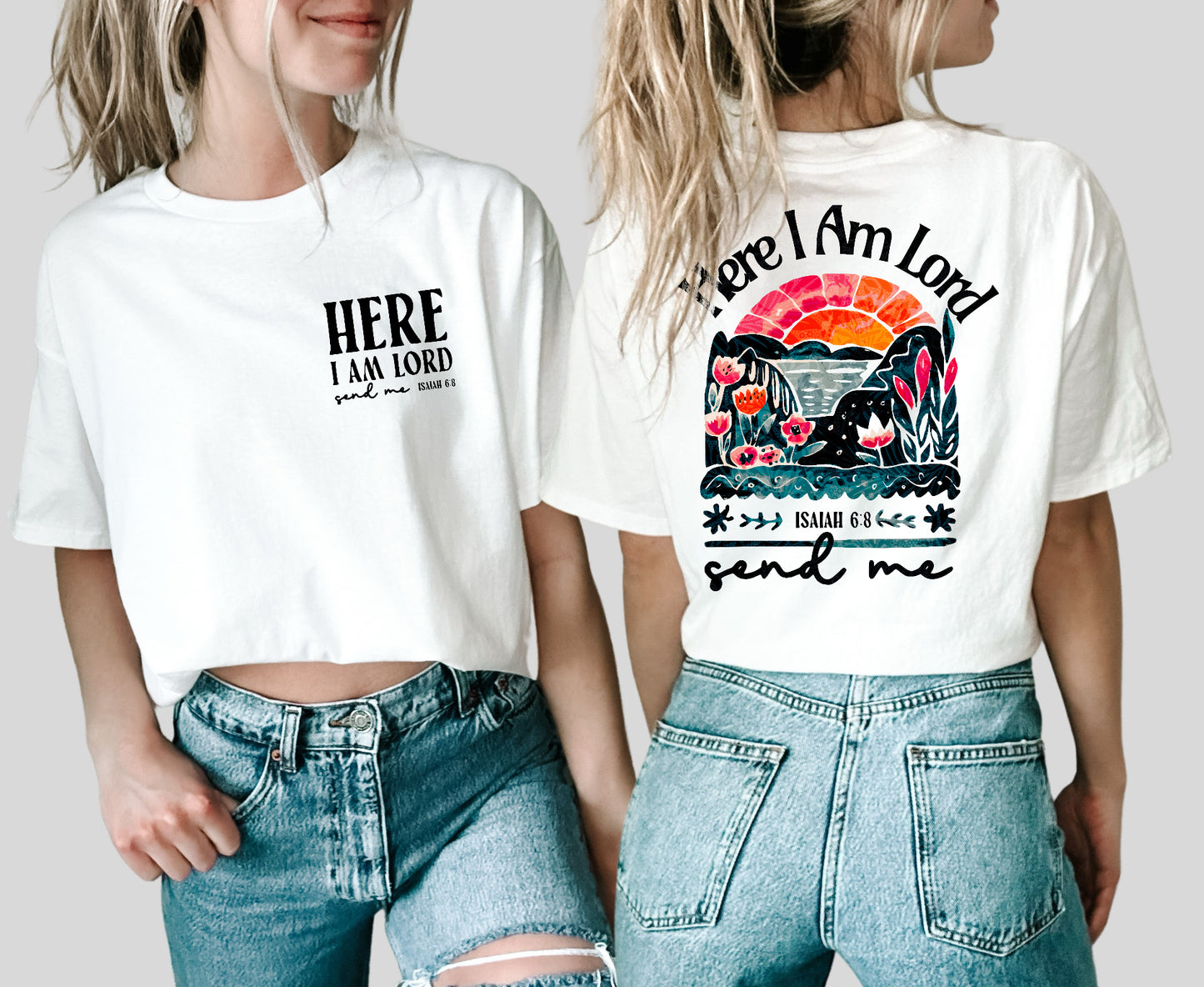 Here I Am Lord | Double-Sided Christian Tee