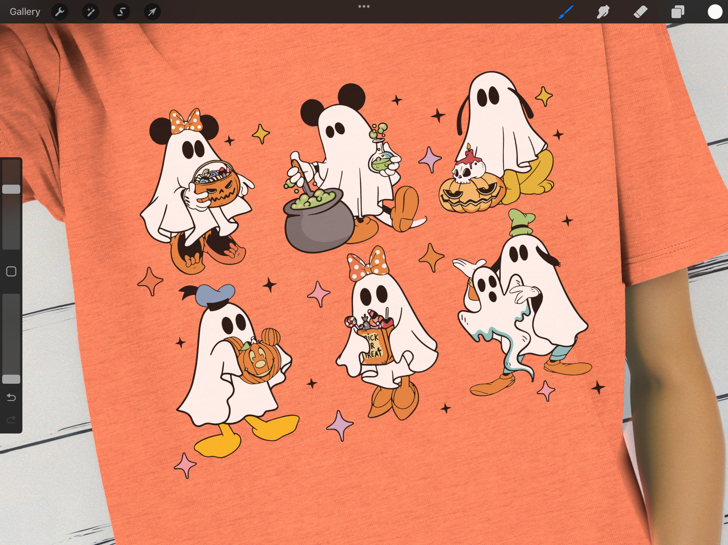 Spooky Snack Ghosts Tee