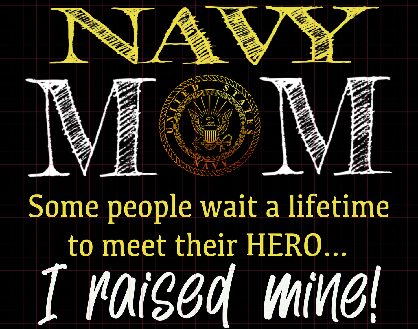 NAVY MOM - transparent png file