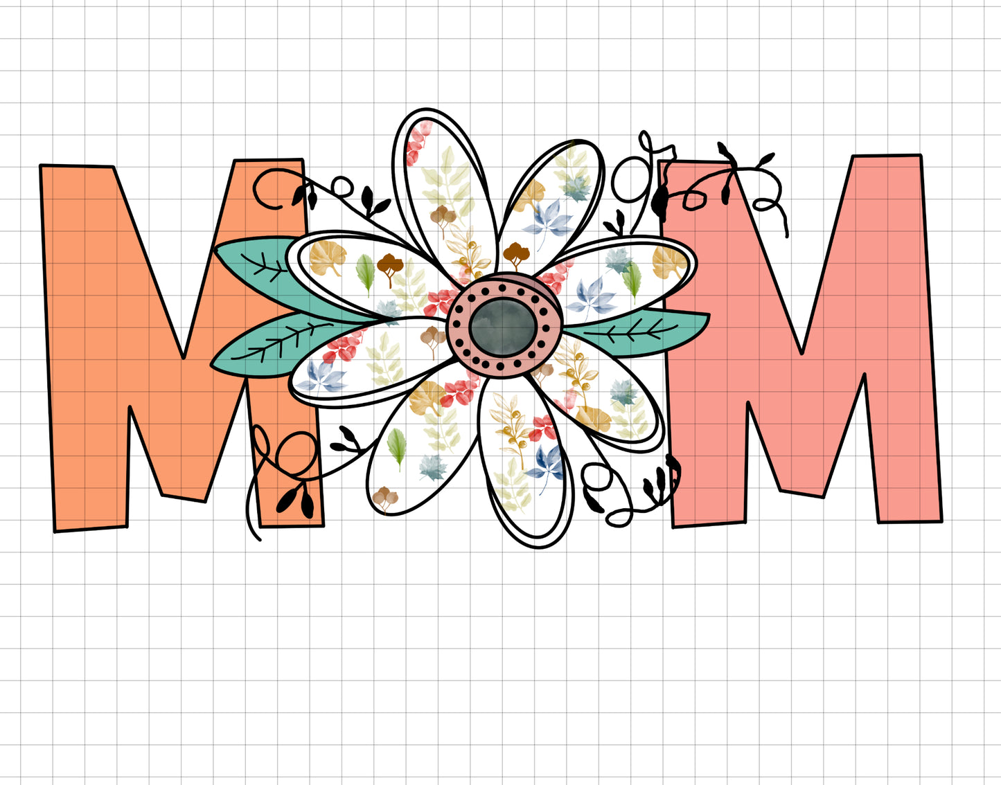 MOM - transparent png file