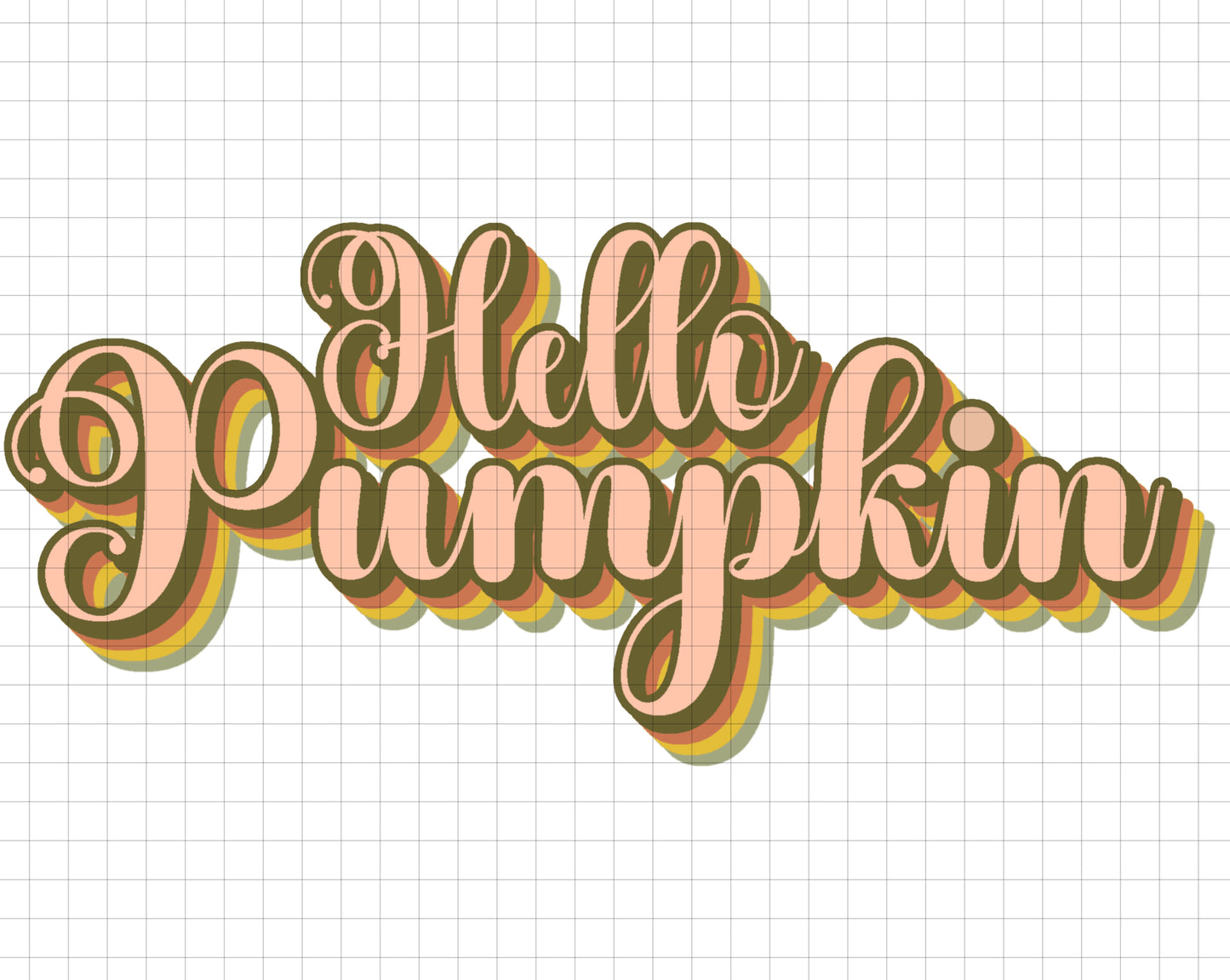 HELLO PUMPKIN - transparent png file