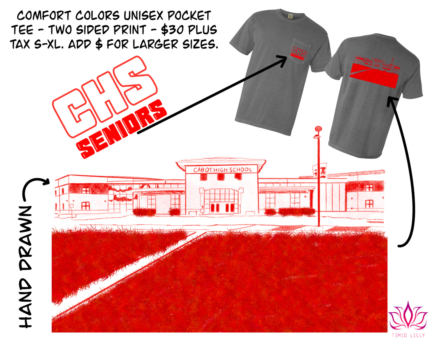 CABOT HIGH SCHOOL - SENIOR SHIRT