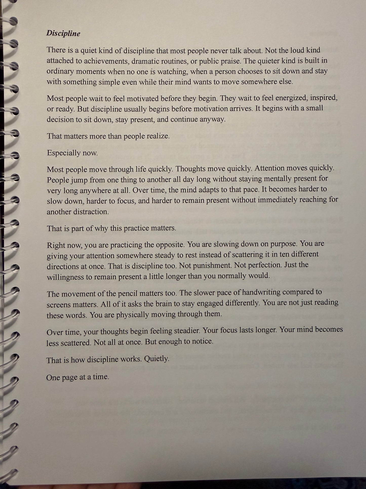 Stay Sharp: A Guided Handwriting Practice For Focus, Clarity & Mental Presence