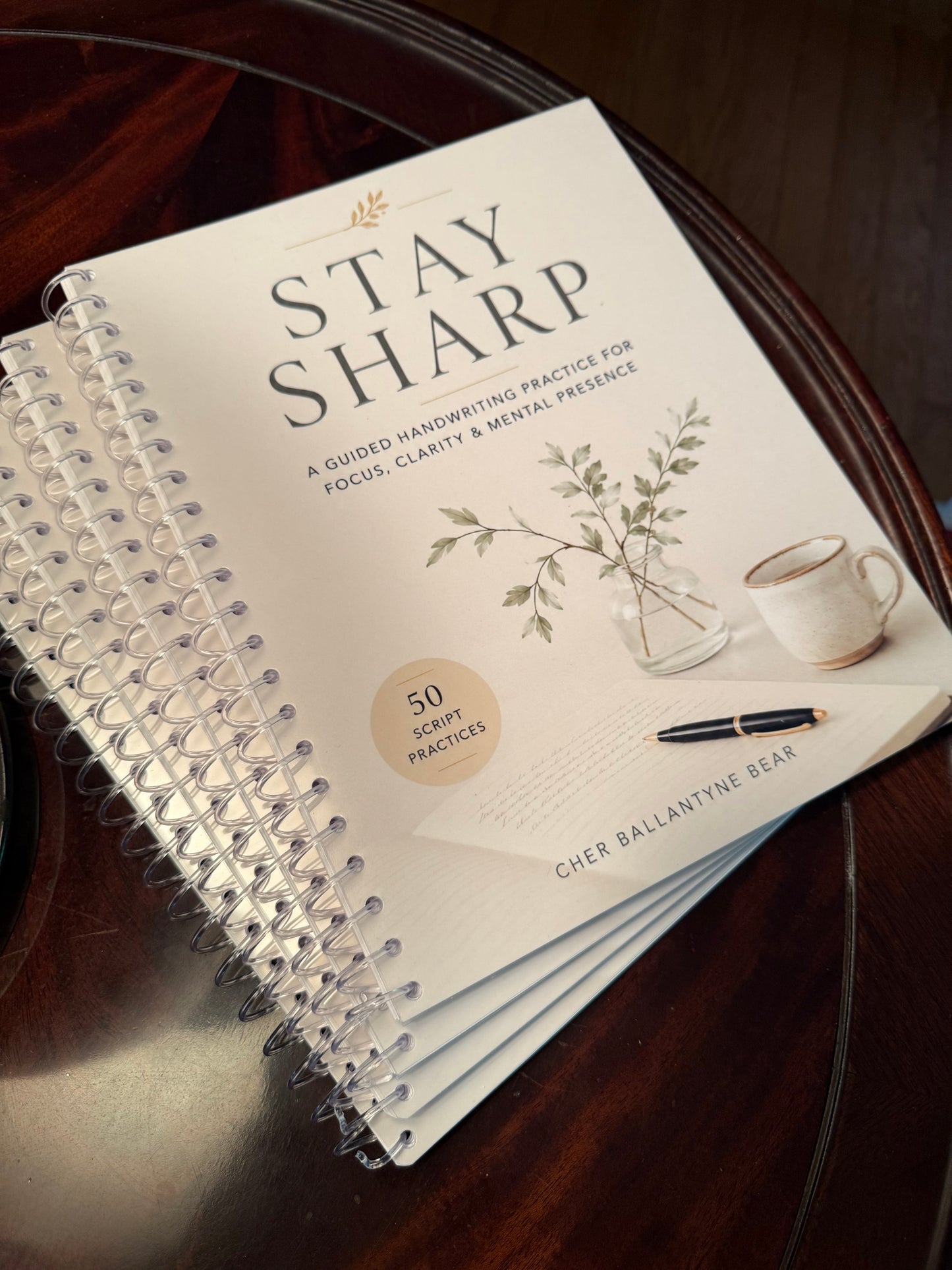 Stay Sharp: A Guided Handwriting Practice For Focus, Clarity & Mental Presence