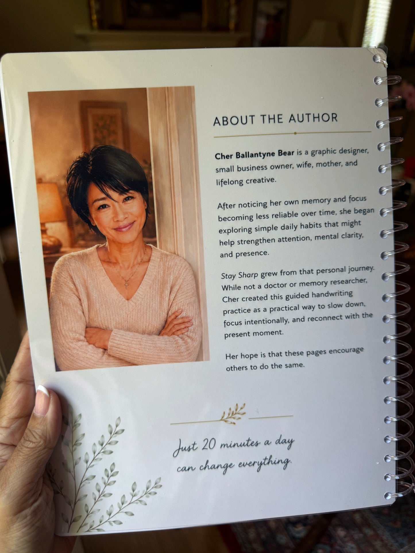 Stay Sharp: A Guided Handwriting Practice For Focus, Clarity & Mental Presence