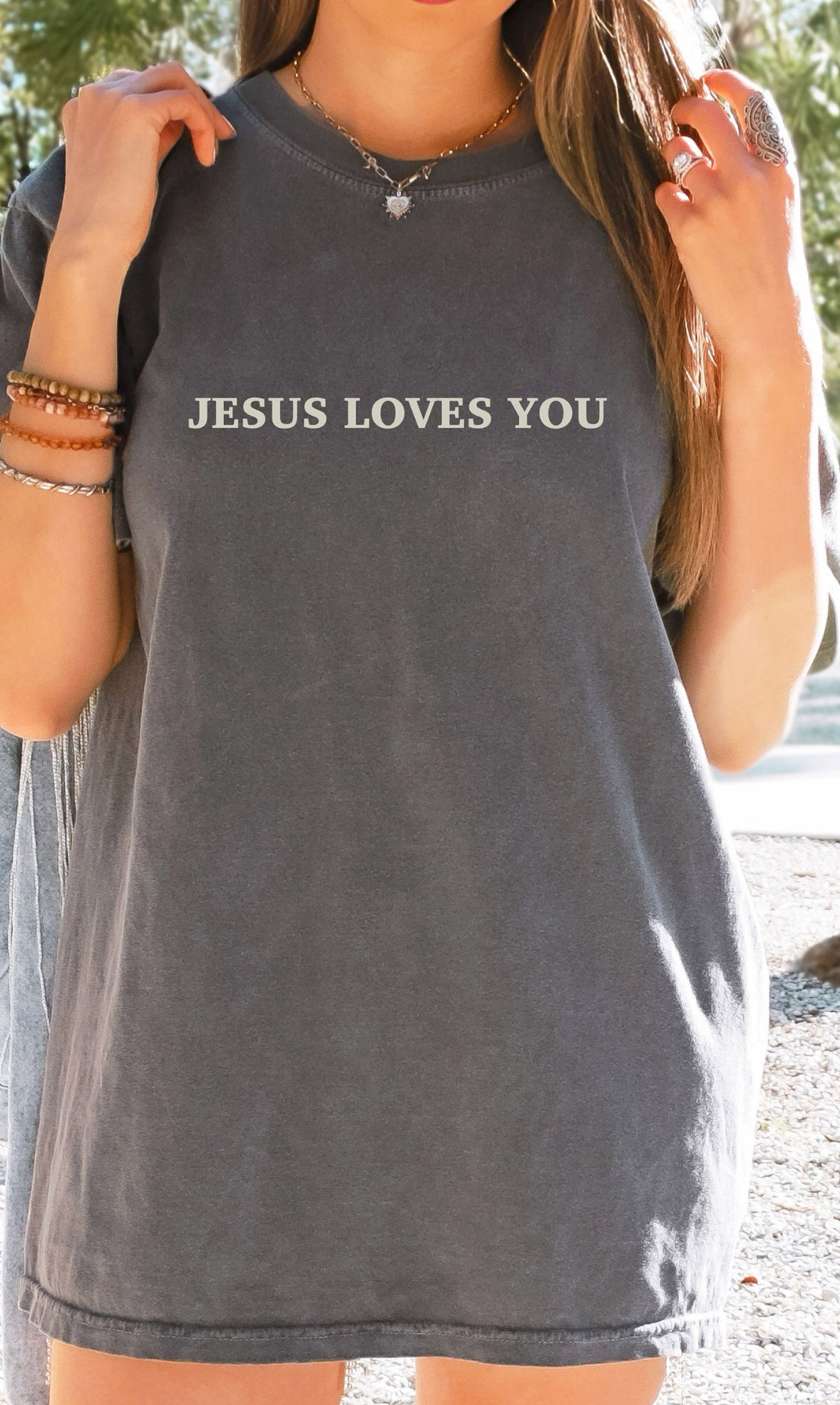 Jesus Loves You Tee – Double Sided Print (John 15:9)
