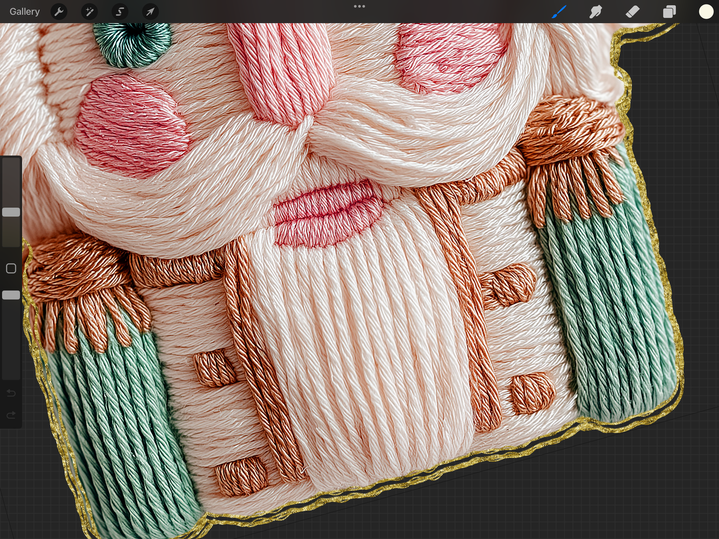 French Knot Nutcracker Crewneck Sweatshirt