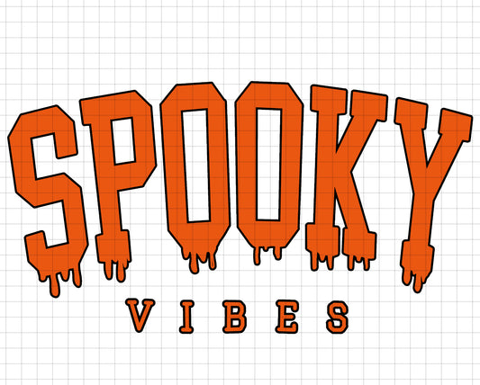 SPOOKY VIBES - transparent png file