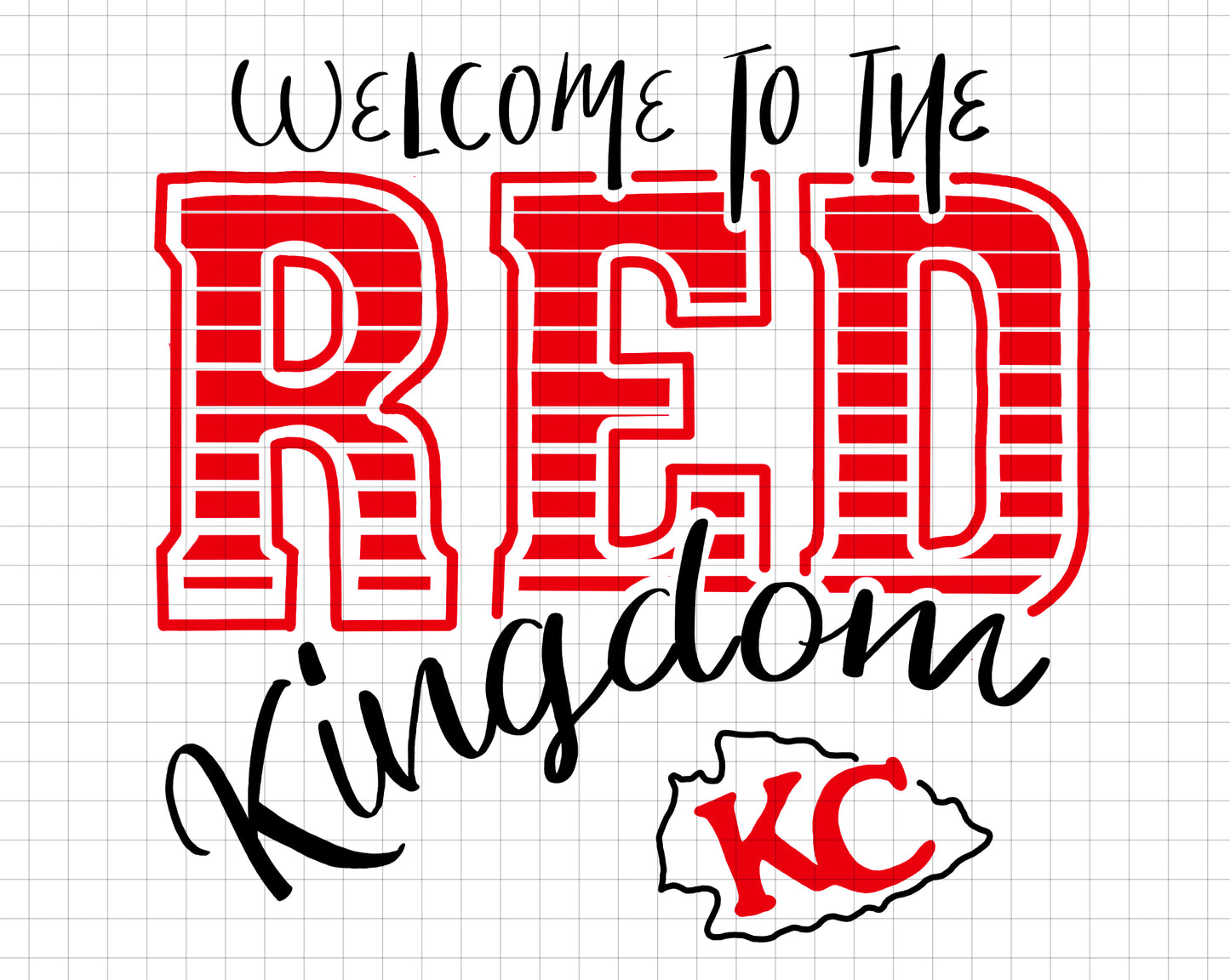 WELCOME TO RED KINGDOM - transparent png file