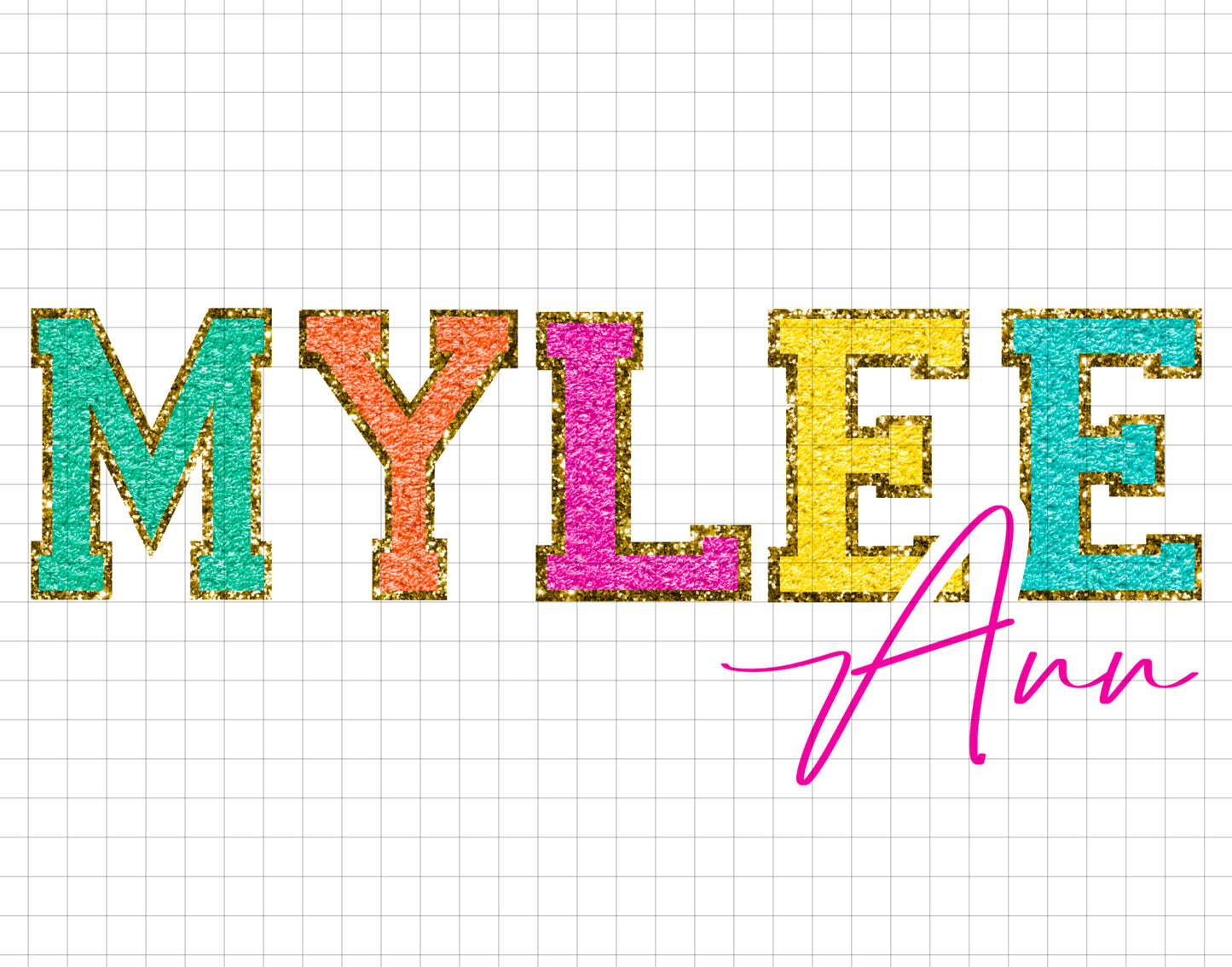 MYLEE ANN - transparent png file - CHENILLE