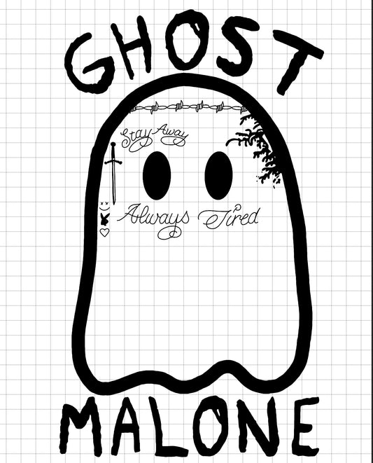 GHOST MALONE - transparent png file
